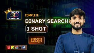 Complete Binary Search Explained in 1 Video [Theory + Code] || Best/Worst Case Complexity || DSA