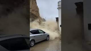Из-за непогоды в Дагестане обрушилась часть Гунибской крепости