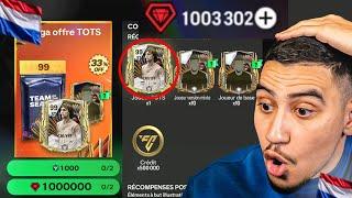 1 MILLIONS DE GEMS PACK OPENING TOTS LIGA SUR FC MOBILE !! 