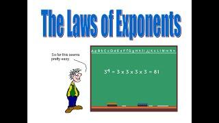 Laws of Exponents