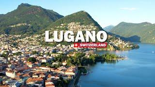 Lugano is A Beautiful city of The Switzerland !walk and Drone 4k video|Places to Know Before You Go|