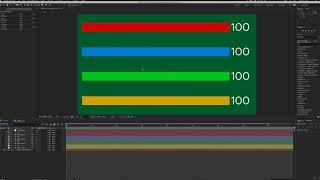 Adobe After Effects Easy Bar Graph Animation With Sliders Tutorial