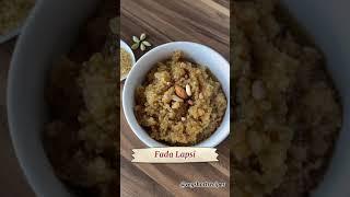 Fada lapsi recipe using Jaggery #gujaratirecipe #homecooking #cookingvideo #Foodie #lapsirecipe