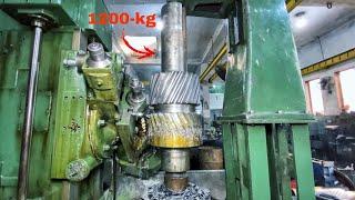 incredible Process of Making industrial Double Side Pinion Gear || All Asian Production