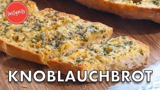 Bestes KNOBLAUCHBROT mit Parmesan & Petersilie - ein super einfaches Rezept! 