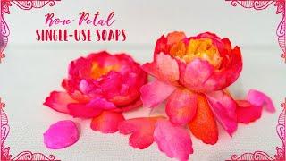 DIY Rose Petal Soaps: Create Your Own Single-Use Soaps!