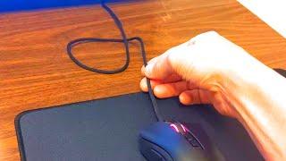 How To Keep Mouse Cord From Tangling or Dragging, How to Keep Mouse Cable Moving Free or Smooth