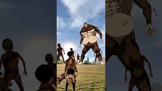 Beast Titan vs Levi  #gnarly #anime #attackontitan #meme #fyp #vrchat #funny
