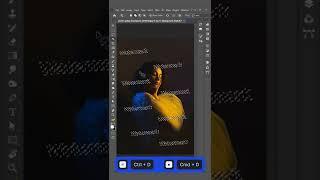 Remove Watermark in #photoshop #shorts