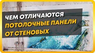 Чем отличаются потолочные панели от настенных? Разбираем отличия