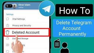 How to Delete Telegram Account Permanently / Full guide