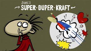 Sune's SUPER-DUPER-KRAFT | Tegnede historier for børn | EggArt.dk