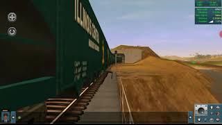 Trainz simulator : train is going on the teleport tunnel