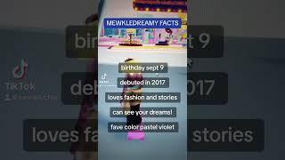 did you know? mewkledreamy facts! 
