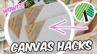 Unbelievable Dollar Tree Canvas Hacks You Need To Try! | Dollar Tree DIY 2024 | Krafts With Katelyn