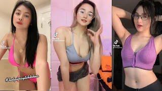 Walang bra challenge  Pinay Tiktok damn hot bakat(1)