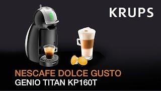 Капсульная кофемашина NESCAFE DOLCE GUSTO GENIO TITAN KP160T! Останавливается, когда кофе готов!