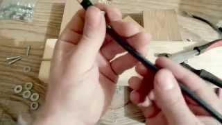 Attaching a coaxial connector WITHOUT special tools! Quick method