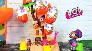 DOLL LOL SURPRISE CARTOONS! KINDER SURPRISE TREE for kids LOL #doll lol #lolsurprise