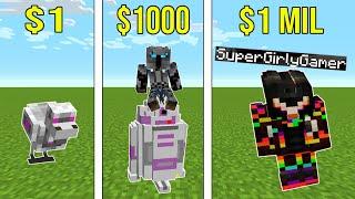 Minecraft: 1 DOLLAR VS 1,000,000 DOLLAR ROBOT!!! Crafting Mini-Game