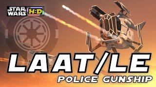 LAAT/LE POLICE GUNSHIP -Imperial Patrol Transport - Star Wars Hyperspace Database