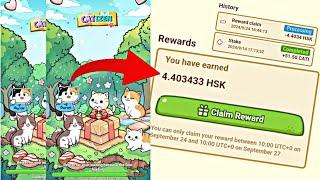 How To Claim Catizen Staking Rewards ( $HSK Tokens - Hashkey Global Exchange)