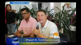 Felicita Miguel Ángel Castelán a medios de comunicación