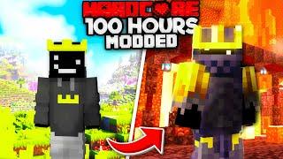 I Survived 100 Hours in MODDED Minecraft Hardcore! [FULL MOVIE]