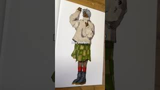 My BF tests out my coloring book #art #illustration #artist #coloringbook #markers