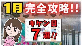 【極寒・休止・時短営業に要注意！】１月ディズニーランド・シーの注意点・持ち物・休止施設など【完全攻略】