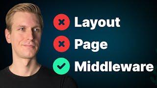 Next.js Authentication - Avoid these 4 mistakes (Don't do auth in layout!)