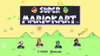 Super Mario Kart - Full Game 100% Walkthrough