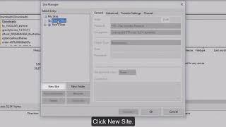 How to Setup Connections in FileZilla's Site Manager | VeeroTech Hosting