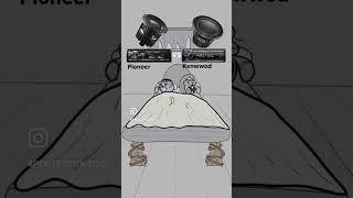 Pioneer vs kenwood #funny #animation