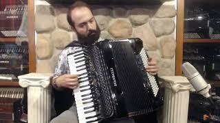 SCANSUPERLM - Black Scandalli Super L Piano Accordion LMMM 41 120 $7999