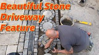 Beautiful Stone Driveway Feature