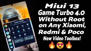 Miui 13 | Game Turbo 4.0 APK | Voice Changer | Video Toolbox | Without Root | Xiaomi, Redmi & Poco