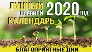 КАК УВЕЛИЧИТЬ УРОЖАЙ? ЛУННЫЙ ПОСЕВНОЙ КАЛЕНДАРЬ на 2020 год, АГРОМАРКЕТ [календарь садовода]