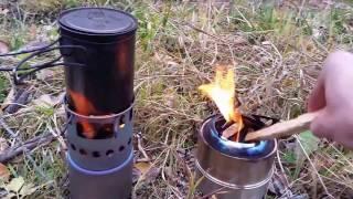 TOAKS and generic stainless backpacking wood stove comparison