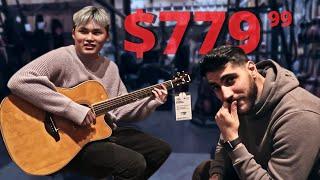 I let him choose ANY guitar he wants (under $800)