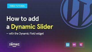 How to add a dynamic slider with the Dynamic Field widget