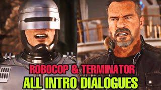 Mortal Kombat 11 Aftermath DLC / Robocop and Terminator All Intro Dialogues