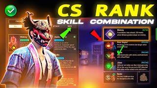 CS rank Best Combination 2024 | Best character combination in Free Fire | CS rank combination