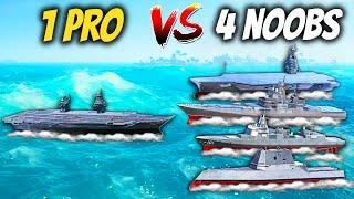 The Most Insane Battle You Will Ever See In Modern Warships