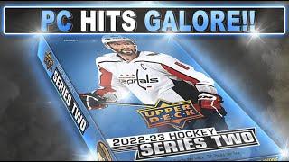 PC HITS GALORE!!! - 22/23 Upper Deck Series 2 Hobby Box - Hockey Card Break