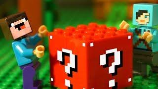 RED  LUCKY BLOCK - Noobik LEGO Minecraft Animation