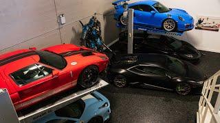 INSANE Watch Trading Academy and Exotic Car Hacks SUPERCAR GARAGE! | Lamborghini, Ferrari, McLaren