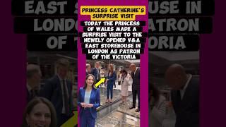 Princess catherine's surprise visit to the V&A storehouse in London.#royalfamily #uk #viralvideo