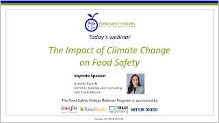 The Impact of Climate Change on Food Safety