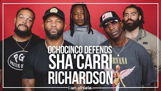 Chad Ochocinco Johnson bets house while defending Sha’Carri Richardson: | I AM ATHLETE MIAMI